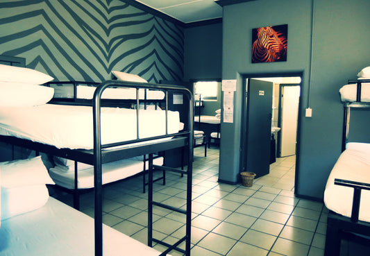 15 bed dorm en-suite. Budget Group Accommodation, Riverlodge Backpackers, Cape Town, South Africa